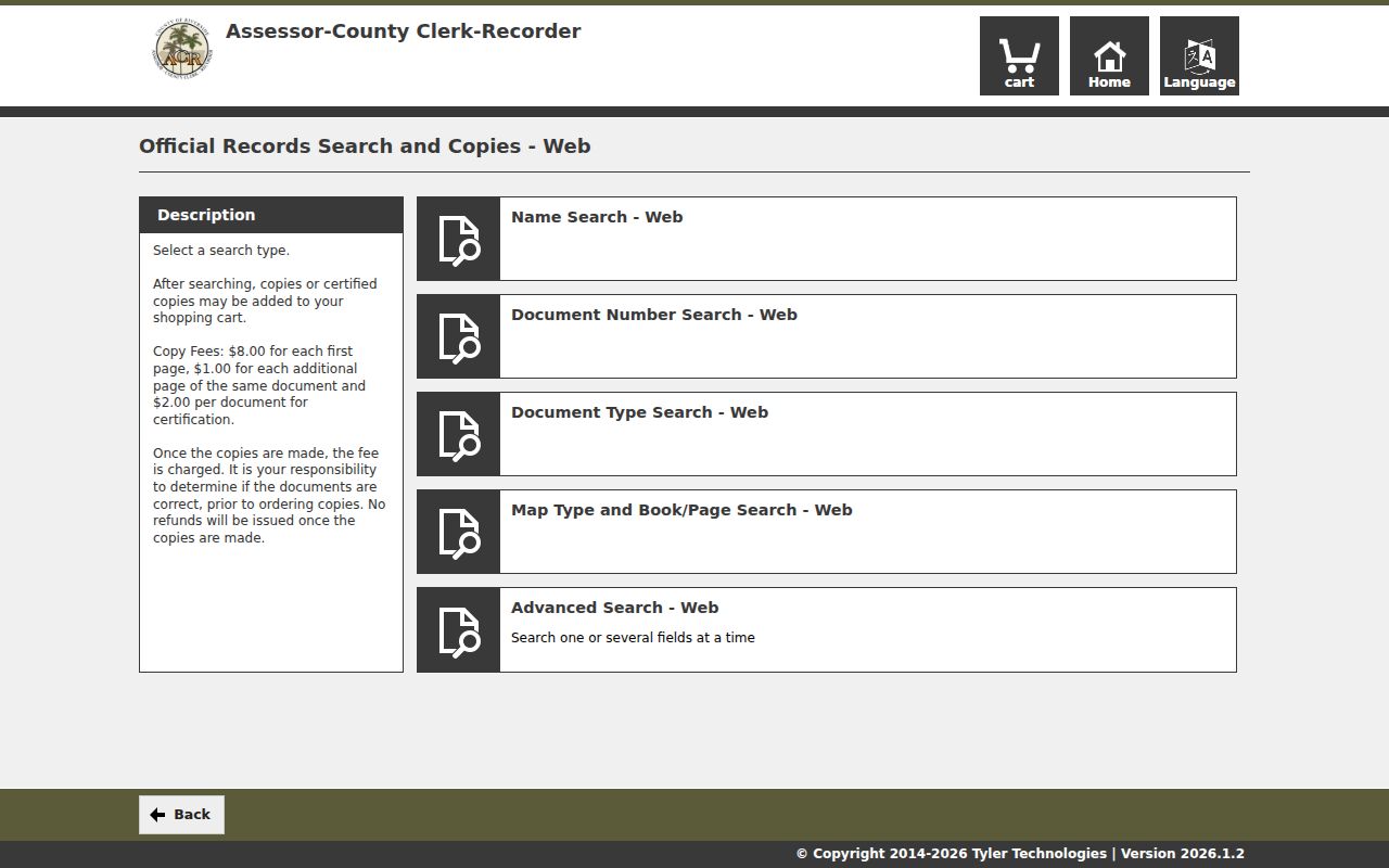 Banning previous residents Riverside official records search modes