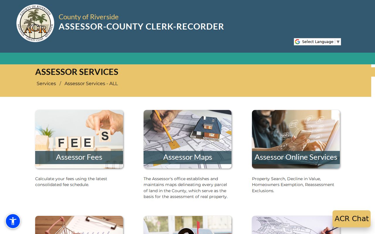 Banning street directory Riverside assessor maps and property information